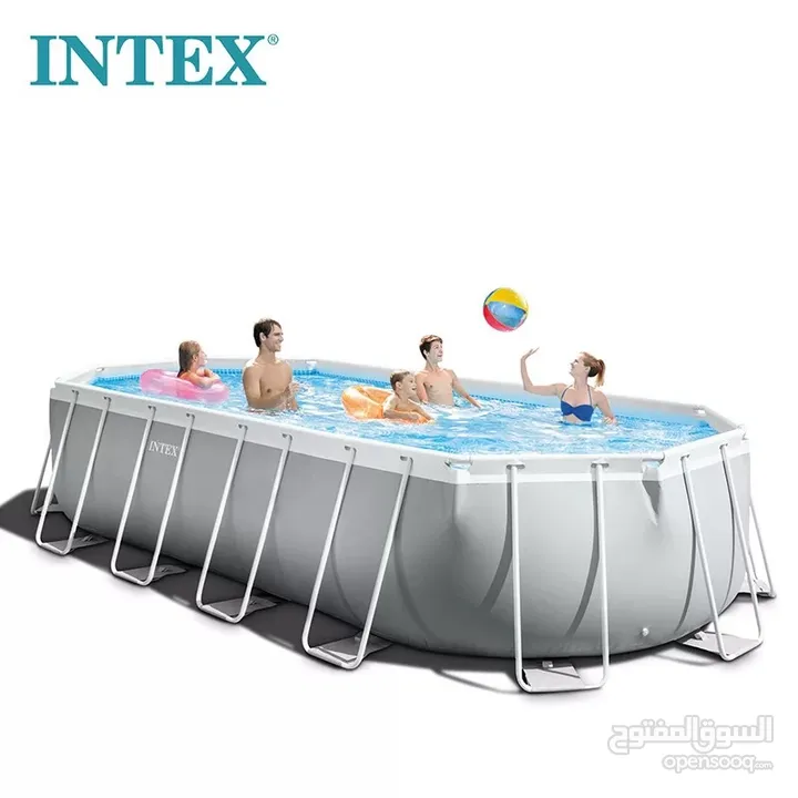 بركة سباحة intex اكبر ارتفاع في المملكة فقط لدى island toys