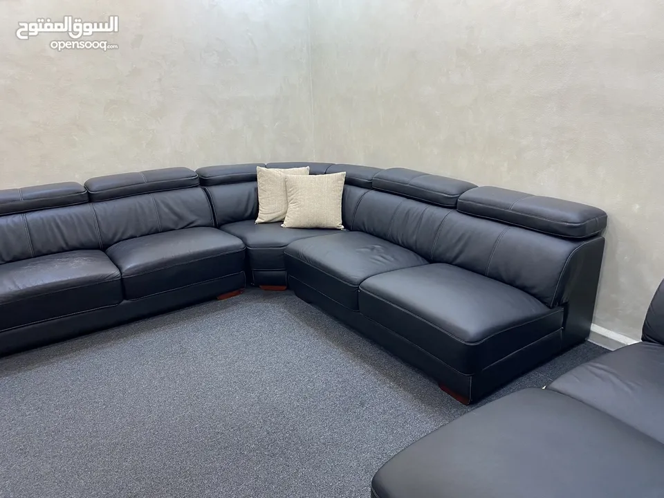 كنب غرفة معيشة / مكتب جلد