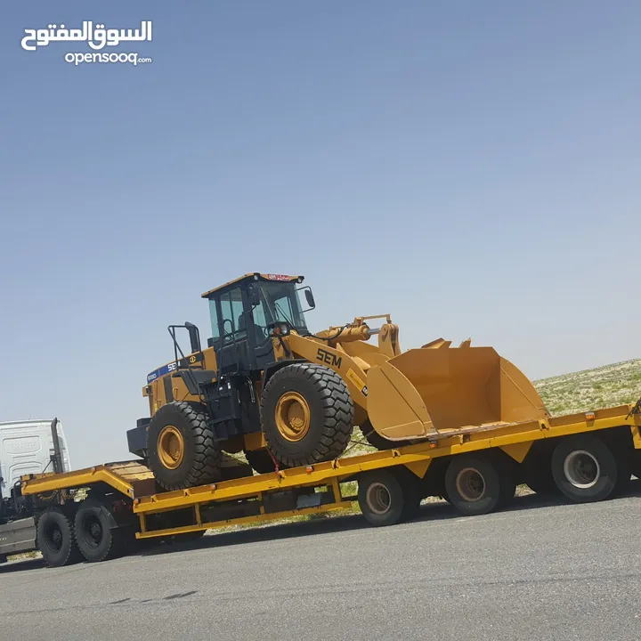 خدمات تحميل الشاحنات والمعدات إلى جميع دول الخليج