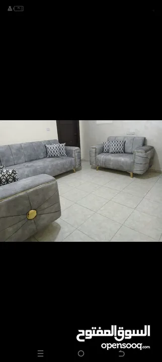 طقم كنب للبيع استخدام شهرين