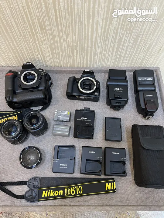 كاميرات ومعدات تصوير للبيع