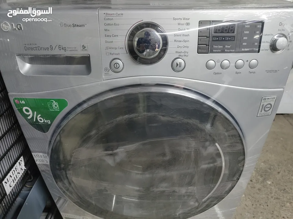 LG 9/6 KG Washer+Dryer Combo silver Color Latest Model (Washing Mashine)