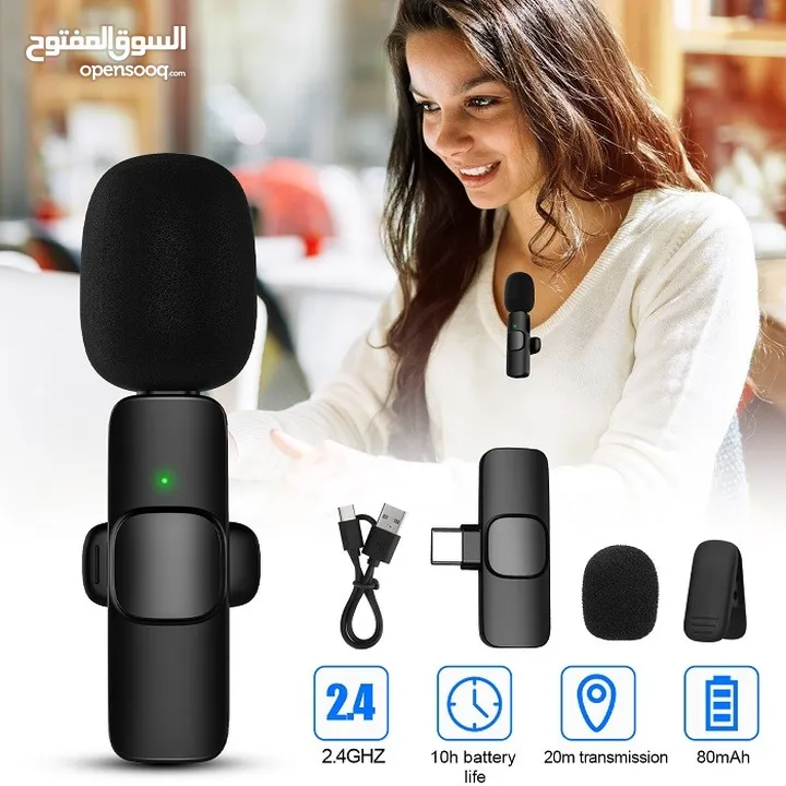 K9 Wireless Microphone ميكروفون آيفون ويرلس  