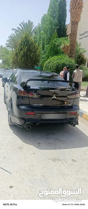لانسر GT 2012 أصلية  كت EVO 10 فحص 7 جيد  مواصفات كاملة