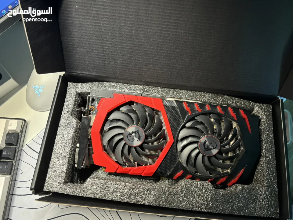 كرت شاشة نظيف و قوي  (GTX 1060) نسخة MSI 6GB