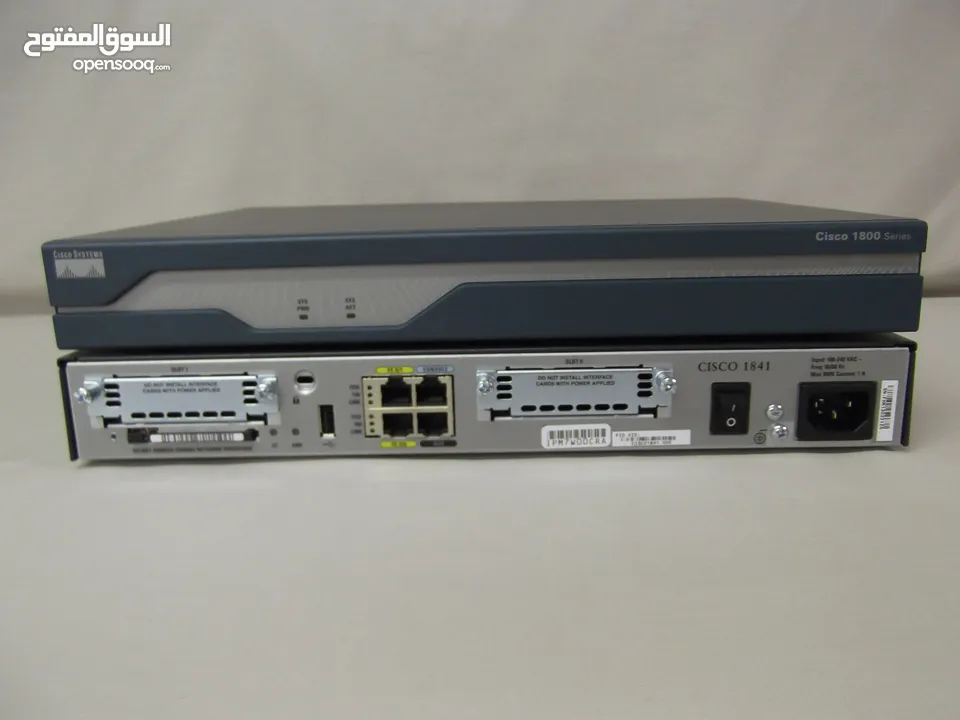 Cisco 1841 routers, Cisco ASA 5505, Cisco cables and WICs