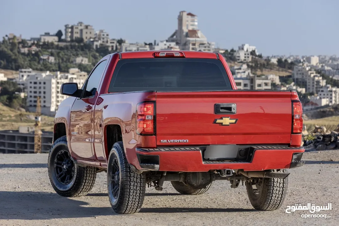 شيفروليه سلفرادو موديل 2015 غمارة بحالة ممتازة 4X4 فحص كامل Single Cav !!
