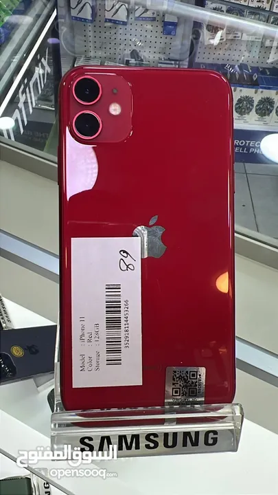 Iphon 11 //128G/فوق ال 90 // وكالة ولا خدش مكفول شهر
