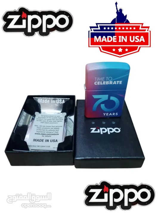 قداحة وولاعة Zippo lighter USA الأمريكية الأصلية 100 ٪ صنع في الولايات المتحدة الأمريكية جديدة.