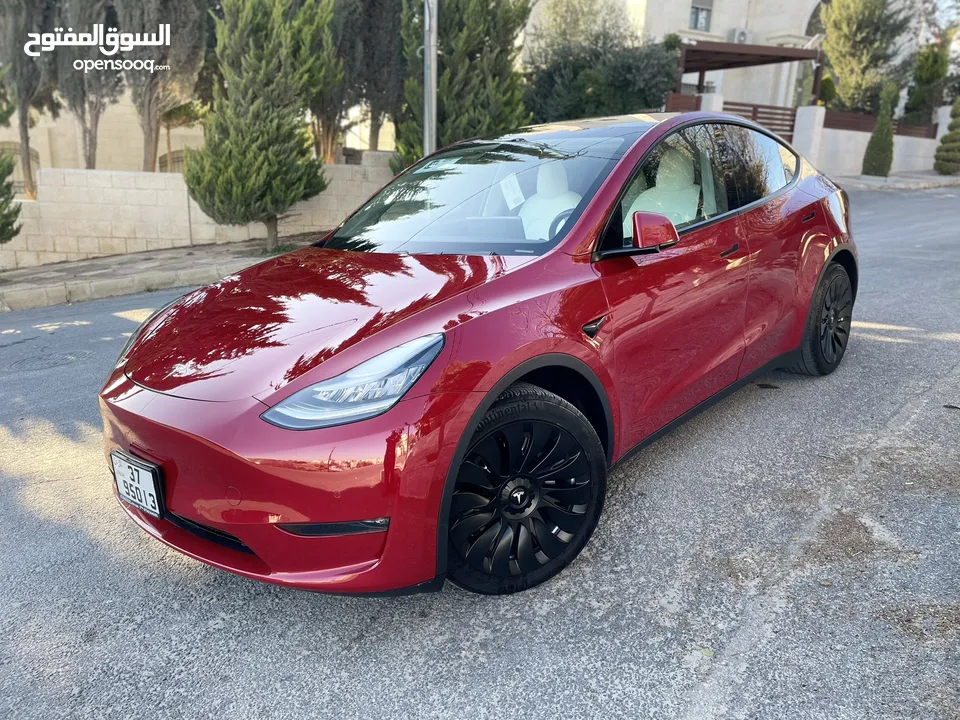 2021Tesla model Y long range