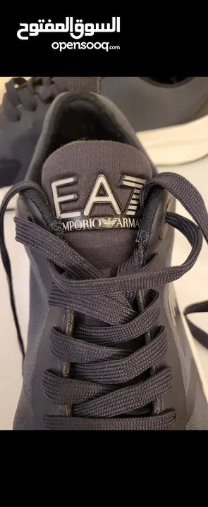 EA7 EMPORIO ARMANI NAVY BLUE SILVER SNEAKERS 40