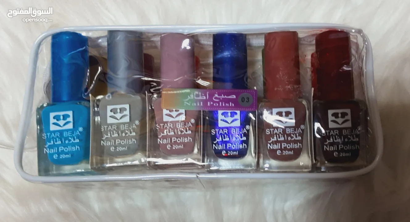 طلاء الأظافر بألوان جميلة متكون من 12 علبة (Beautiful color nail polish) -  Opensooq