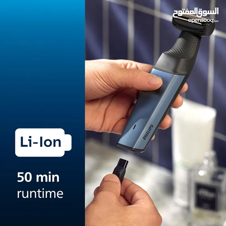 ماكنة حلاقة مخصصه للجسم فيليبس مع 3 مرفقات Philips Body Trimmer 3000