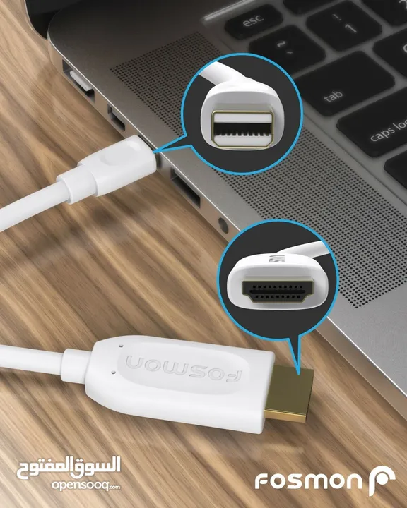 Mini DisplayPort DP to HDMI  ميني ديسبلى الى اتش دي