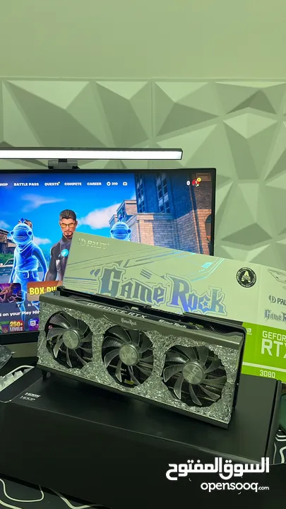 للبيع RTX 3080 نسخة الكرستال ( النسخة نادره ) 10 GB الجاد خاص