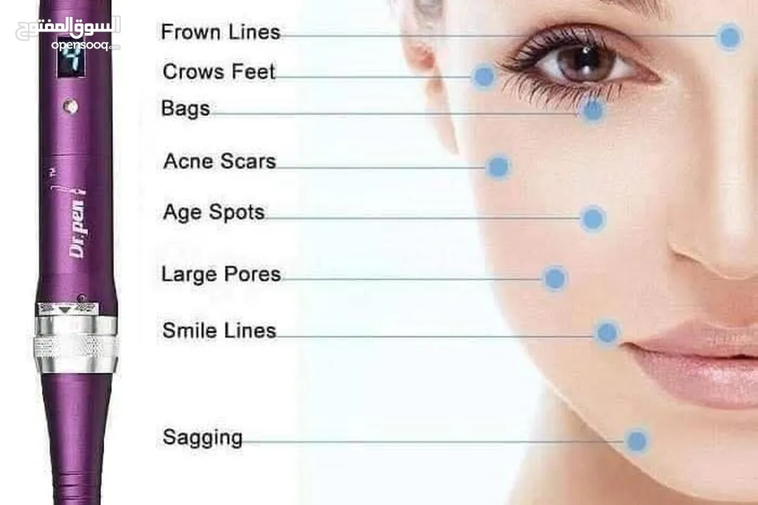 جهاز ديرما بن من Dr.pen الاصلي جهاز ديرمابن Dermapen موديل ULTIMA X5 متوفر شحن او كهرباء Derma pen