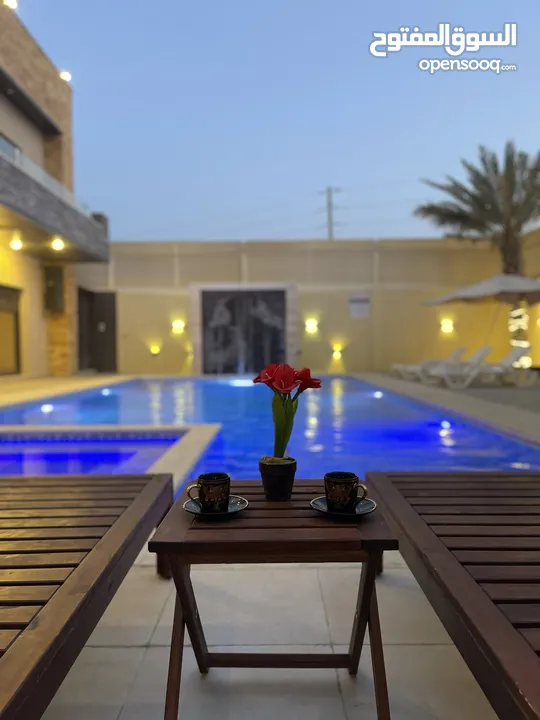 شاليه فاخر للإيجار - طريق البحر الميت - الراما