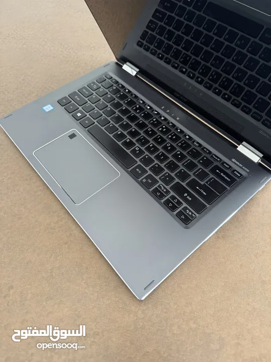 لابتوب + تابليت Acer Spin 13.3” SP513-53N Intel i7 8th Gen 2-in-1 Touchscreen Laptop