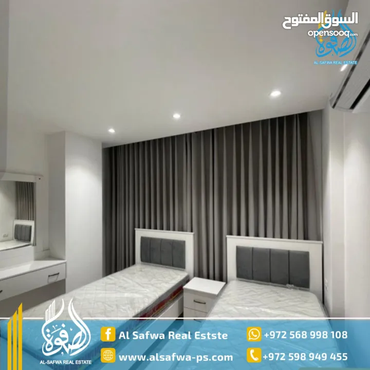 شقه مميزة مفروشه للايجار الماصيون قرب زحيمان