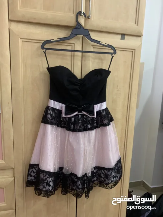 فستان سهرة بنفسجي واسود باقل سعر!!!