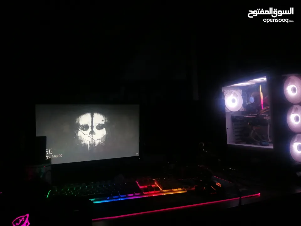 كمبيوتر العاب مستعمل بحالة ممتازه Pc gaming