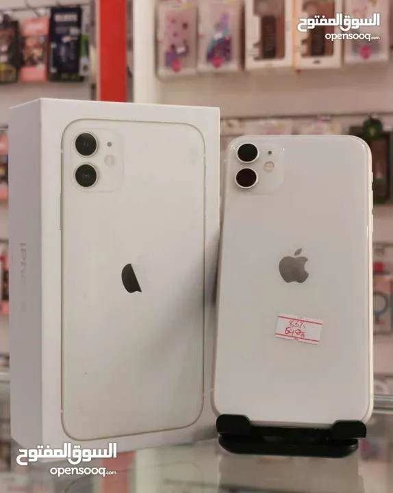 أقل الأسعاار : جوالات iPhone 11 64gb نظييفه بحالة الوكالة مع كرتونها و ملحقاتها