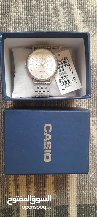 "ساعة كاسيو موديل 2023 فضية"   casio model 2023 silver