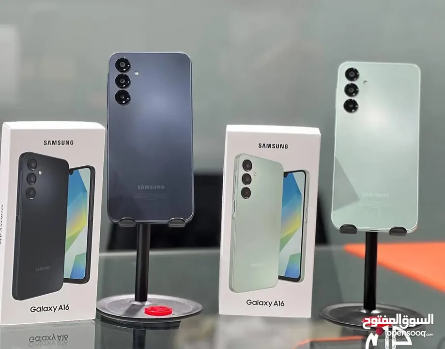 مستعمل ايام Samsung A16 رام 8 و 12 جيجا 128 و 256 مكفول بالشركة أغراضة والكرتونه الأصلية متوفر توصيل