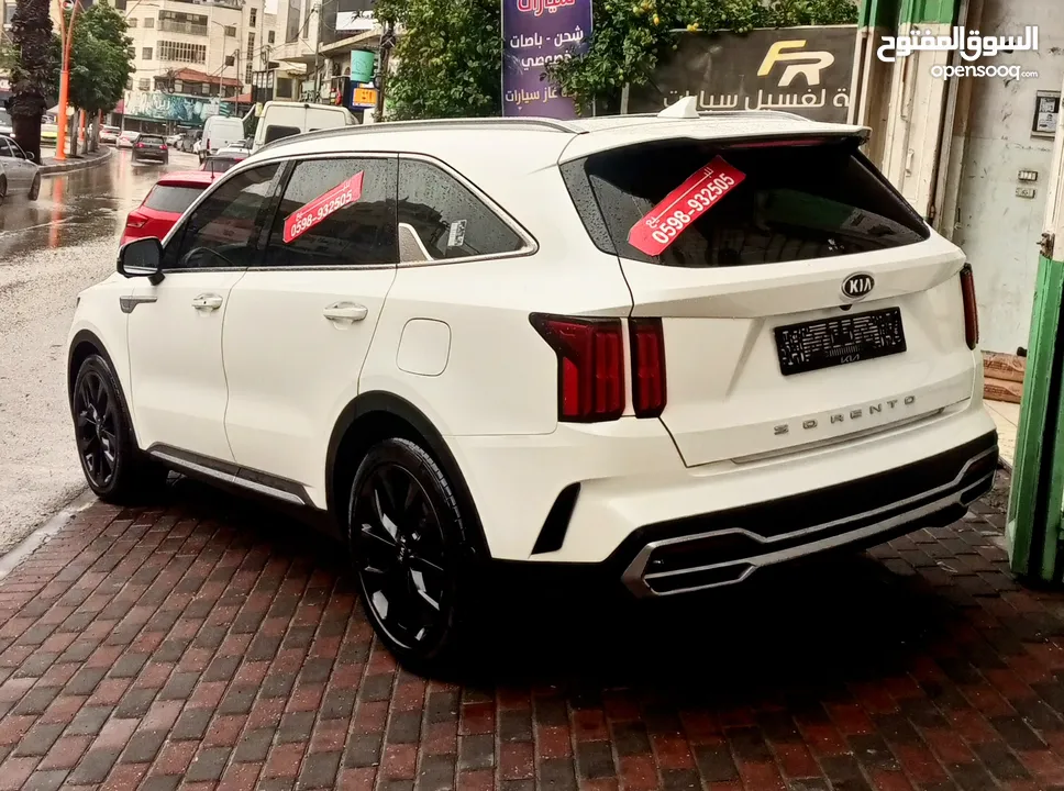 كيا سورينتو فل مسكر اضافات مع فتحه سقف بانوراما بسعر حرق حرق وكاش