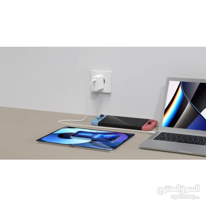 Huntkey 65W Fast Charger type c شاحن هانتكي 65 واط