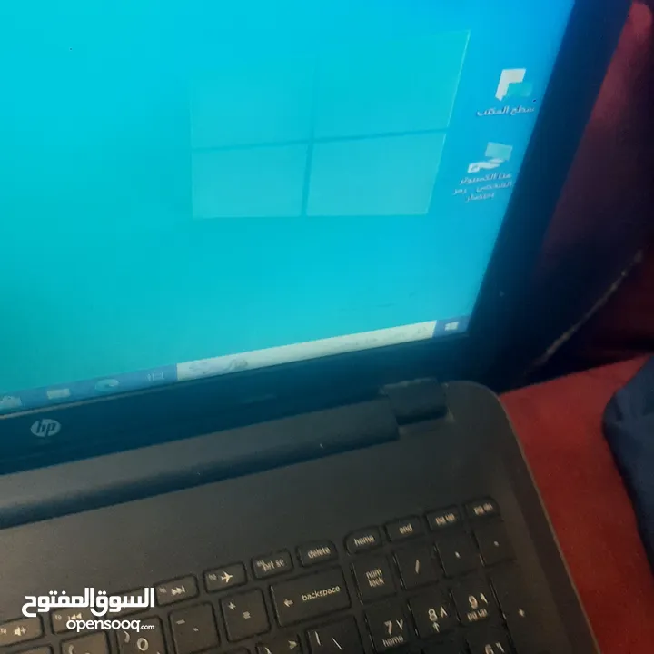 لابتوب hp حجم كبير بدون مشاكل نقرات خفيفة في الإطار شغال فحص i3 جيل خامس مع شاحن فقط رقم تحت