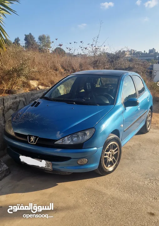 بيجو 206 موديل 2000 محرك 1400..