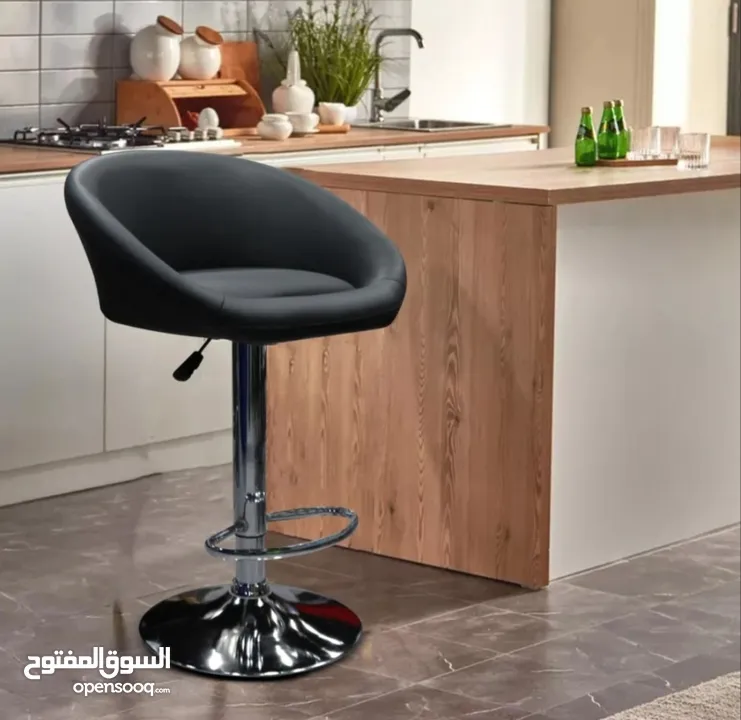 كرسي البار الملكي كرسي فاخر بتصميم انيق و مريح و يناسب جميع الاحتياجات ارتفاع قابل للتعديل