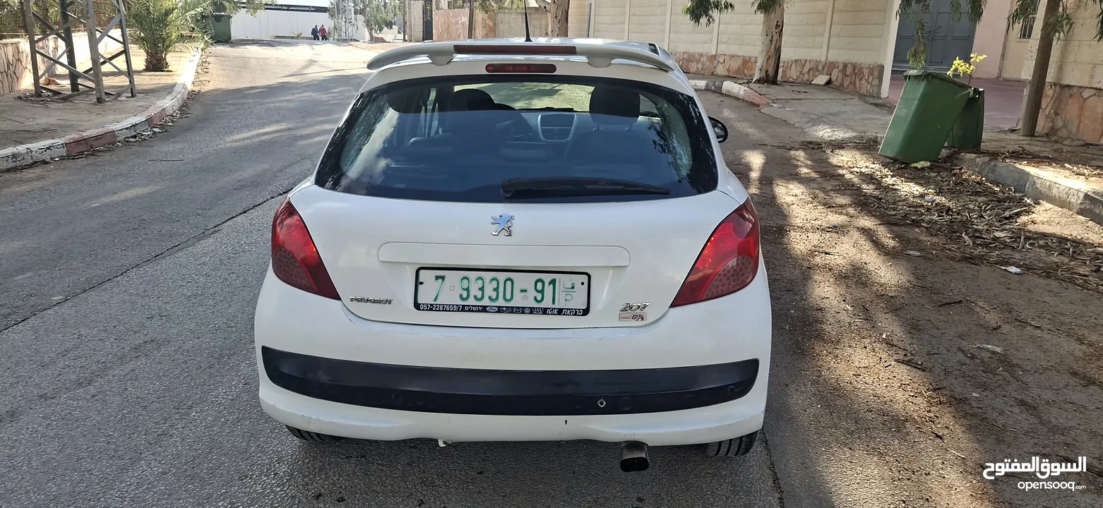 بيجو 207موديل 2009_اتومتيك _ماتور 1600-بنزين اصل برايفت _فحص الف صلاة النبي نظيفة من الاخر