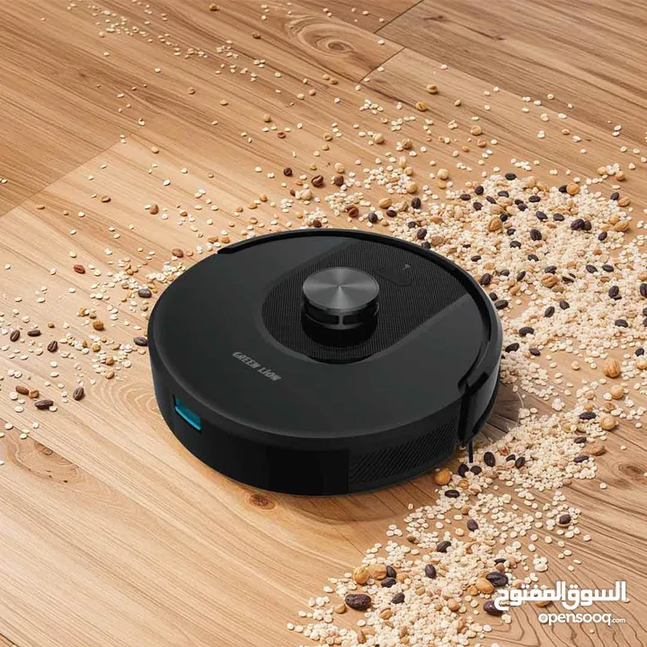 مكنسة الروبوت الذكية من Green Lion GNSMRVACMBK Green Lion Smart Robot Vacuum GNSMRVACMBK