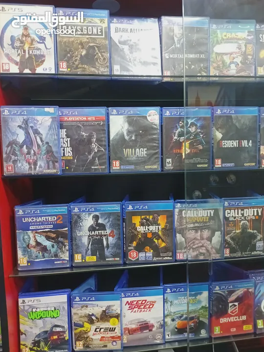 سيديات بلايستيشن فور  و فايف PS4 &PS5 CD.S