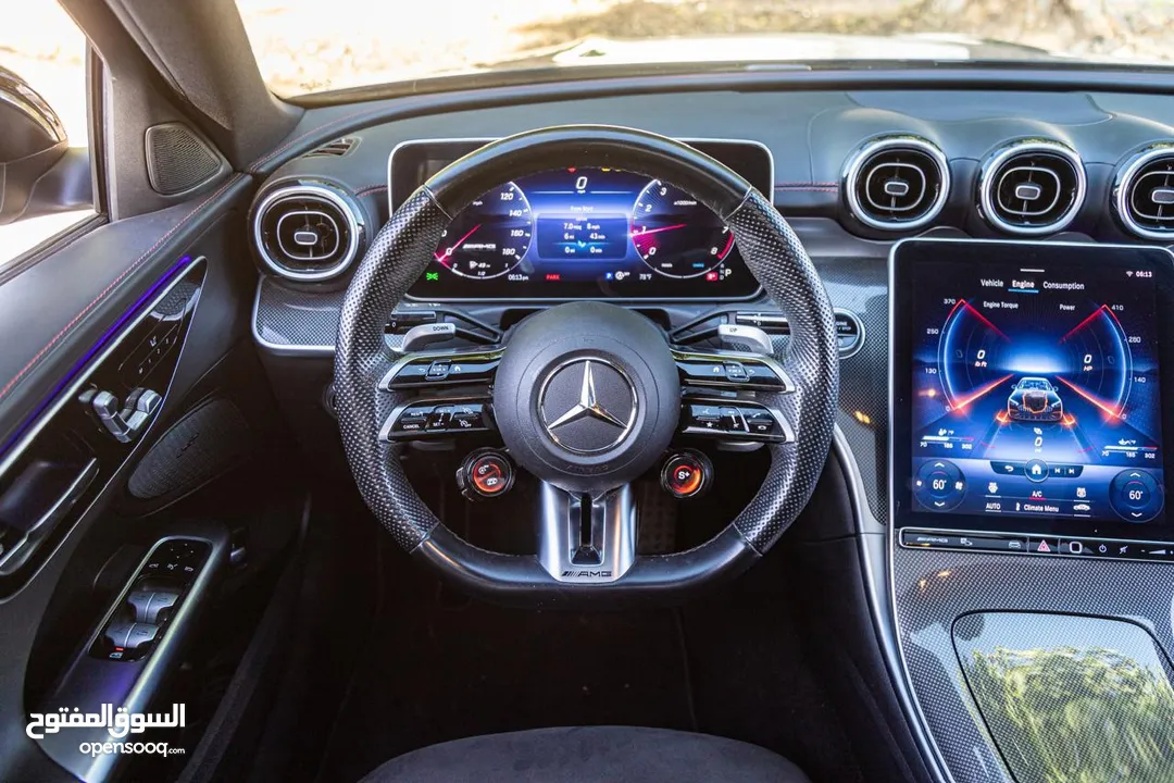 C 43 AMG 2023 فحص كامل بانوراما 402 حصان محرك 2000 سي سي بحال الوكاله