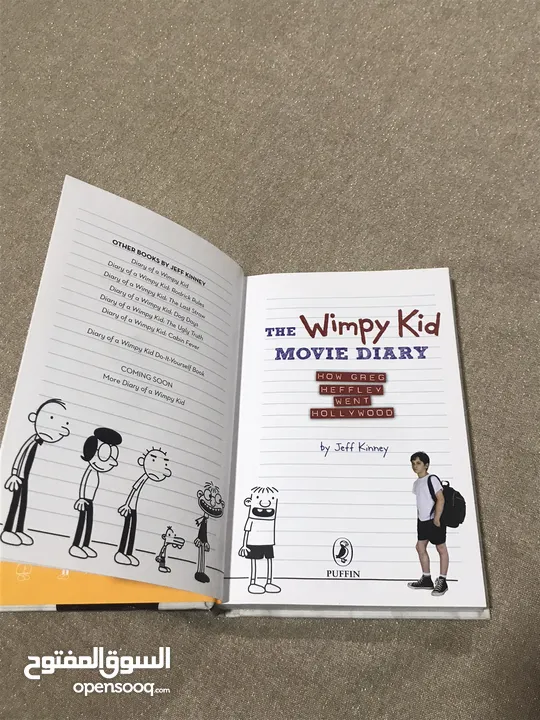 كتاب The Wimpy Kid Movie Diary كالجديد