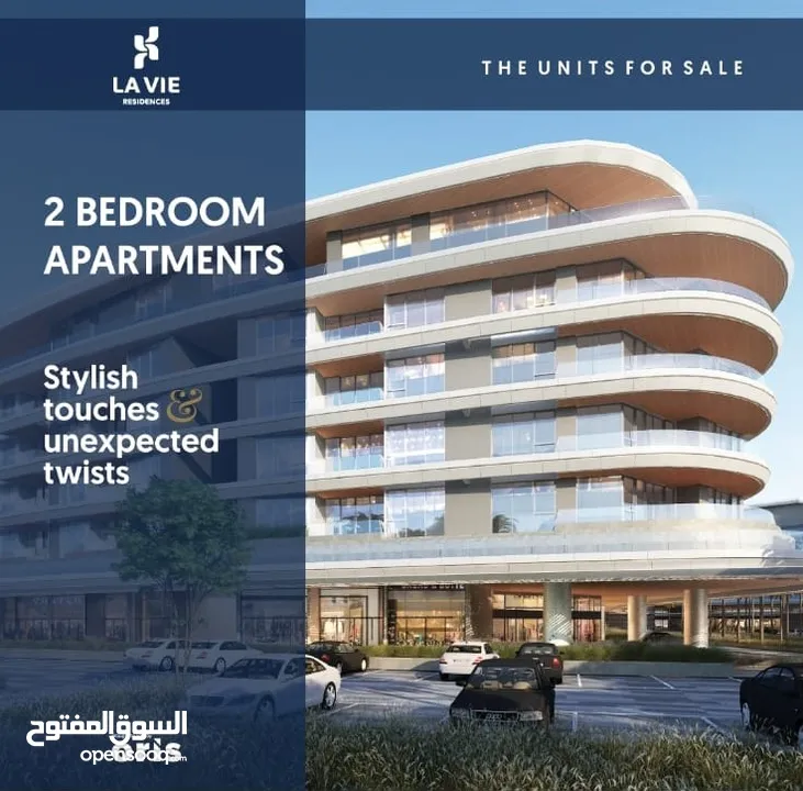 2 BR Serviced Off Plan Apartments At Muscat Hills Golf Course