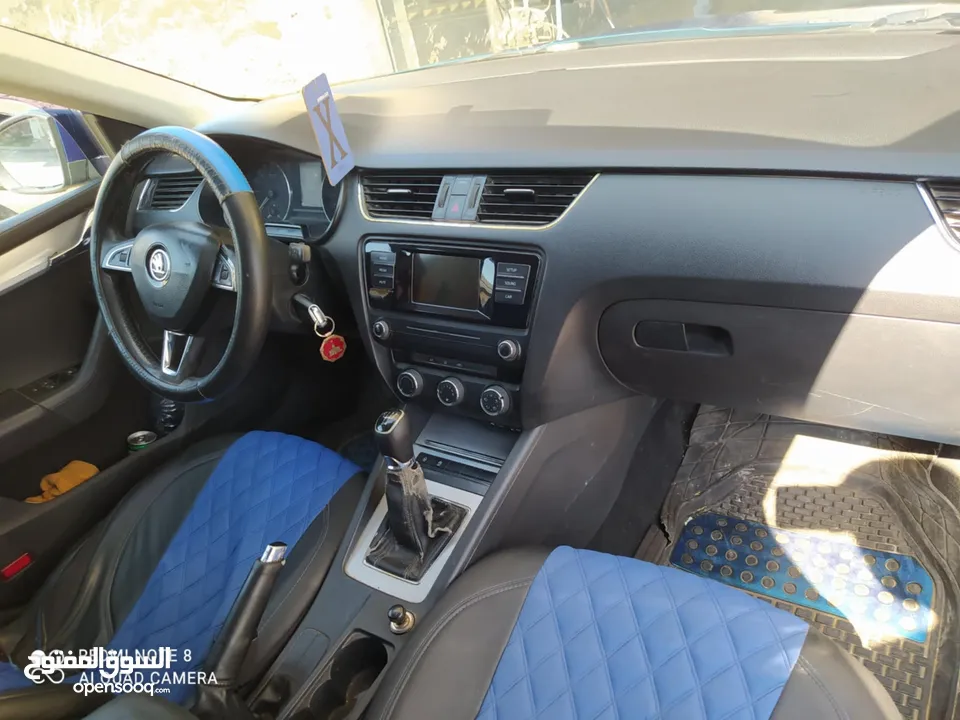 سيارة سكودا اوكتافيا 2015 اصل عمومي خالية من الحوادث بحالة جيدا