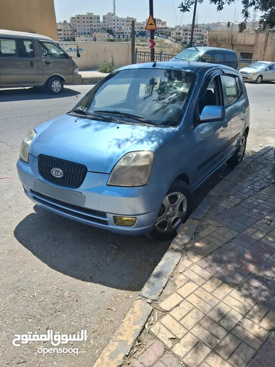 كيا بيكانتو فئة LX لون ازرق قصة الدب هاتش باق المميزه