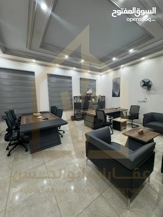 شقة مكتبية نصف مفروشة للايجار في منطقة الجزائر مقابل مول شنشل