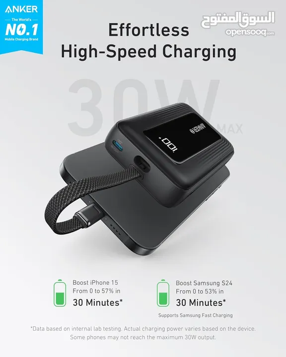بور بانك انكر اصلي PowerBank ZOLO متوفر لدى سبيد ستور