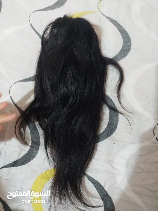 human hair ponytail extension ديل حصان شعر طبيعي