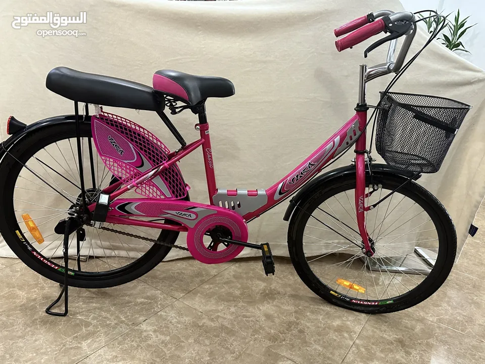 Pink bicycle