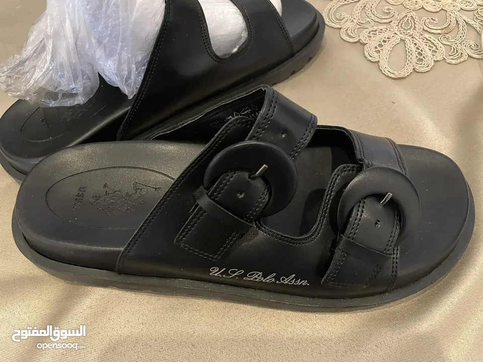 شبشب او سليبر ماركة يو اس بولو جديد سايز 40