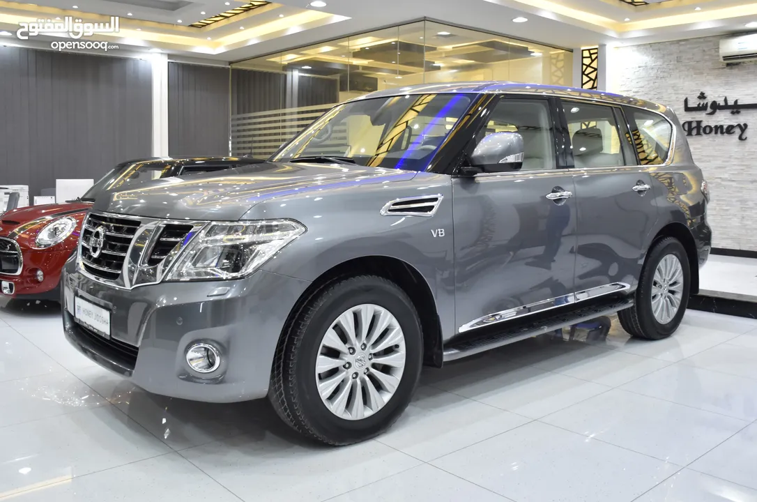 Nissan Patrol Titanium V8 ( 2018 Model ) in Grey Color GCC Specs