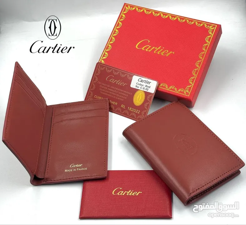 بوك كارتير  cartier wallet رجالي مع البوكس