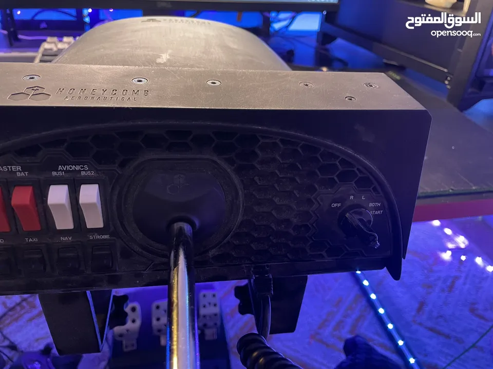 جهاز هانيكومب لتحكم بالطائرة مخصص للعبة mfs 2020