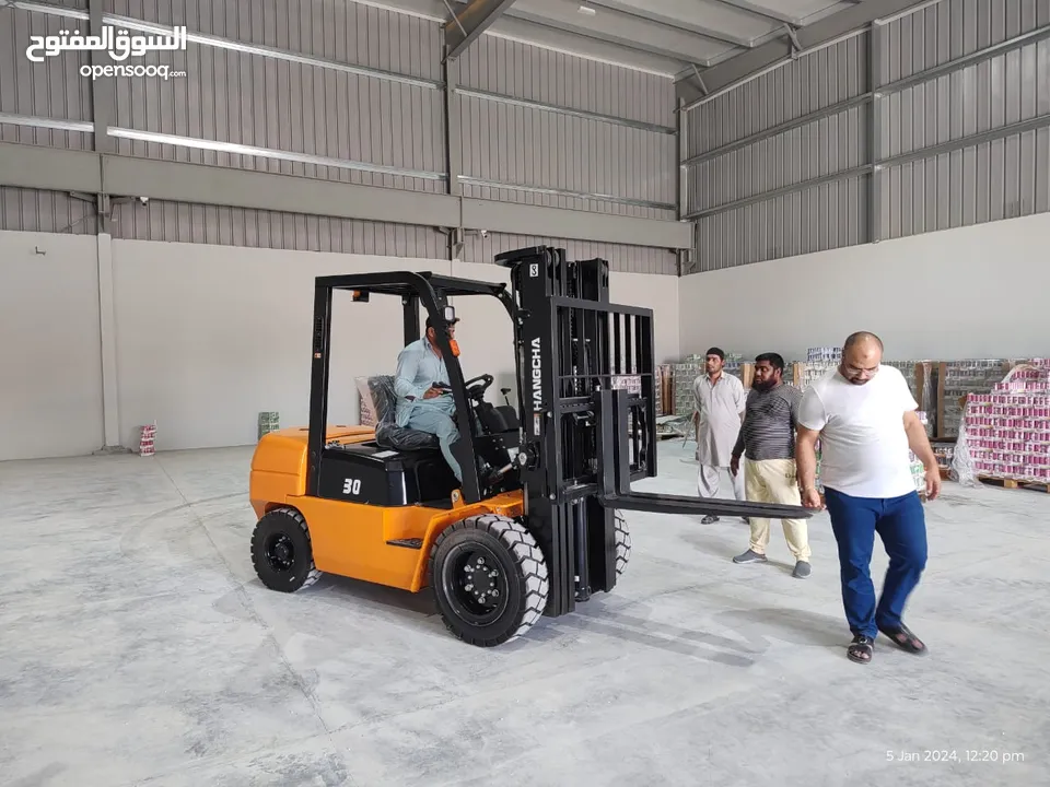 3 TON DIESEL FORKLIFT, BRAND NEW FOR SALE, MODEL - 2024, Make = GANGCHA - ISUZU ENGINE.